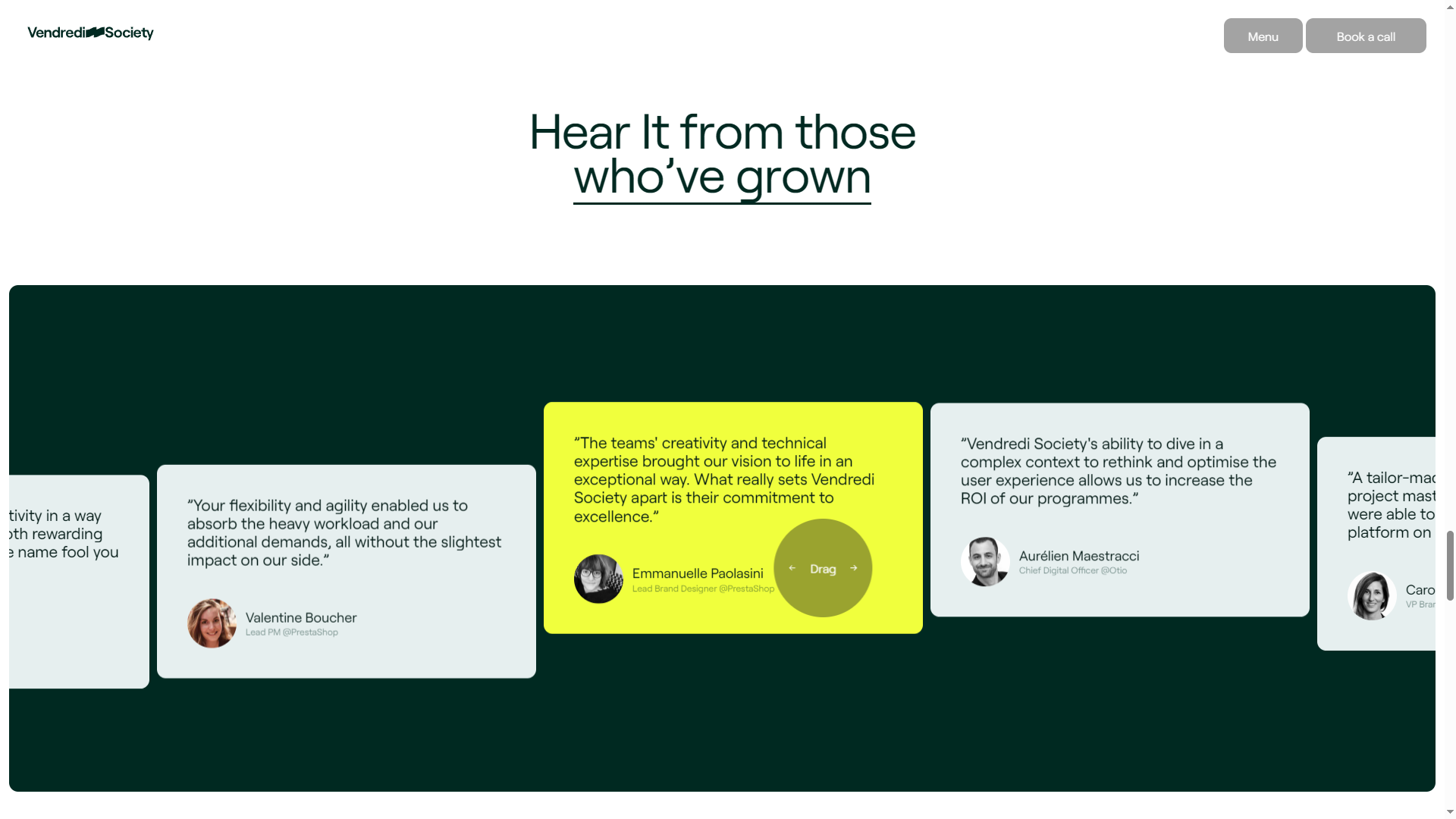 可拖拽的无间断滚动